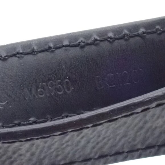 LOUIS VUITTON Porte Cles Dragonne Key Chain Monogram Eclipse - Picture 5 of 9